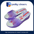 Crystal Jelly Sandal PVC Women Shoes Printing Insole